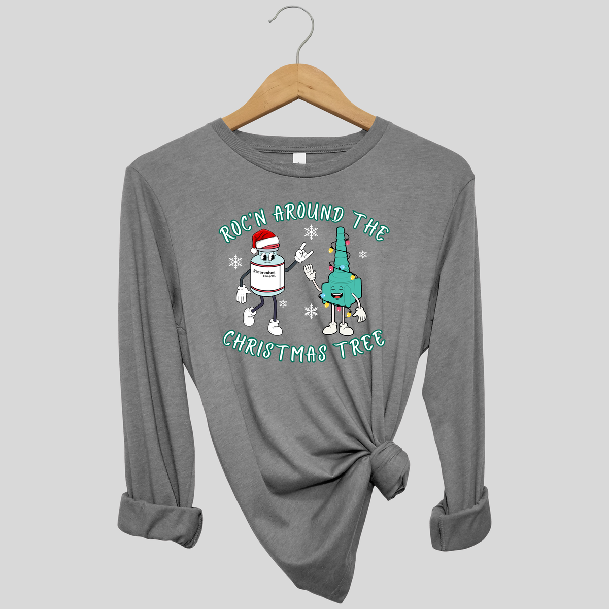 UAH Emerg: Roc'n Around the Christmas Tree Long Sleeve Shirt