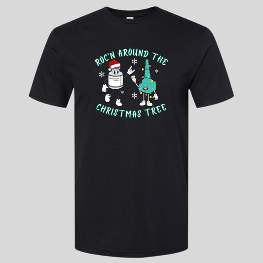 UAH Emerg - Roc'n Around the Christmas Tree T-shirt