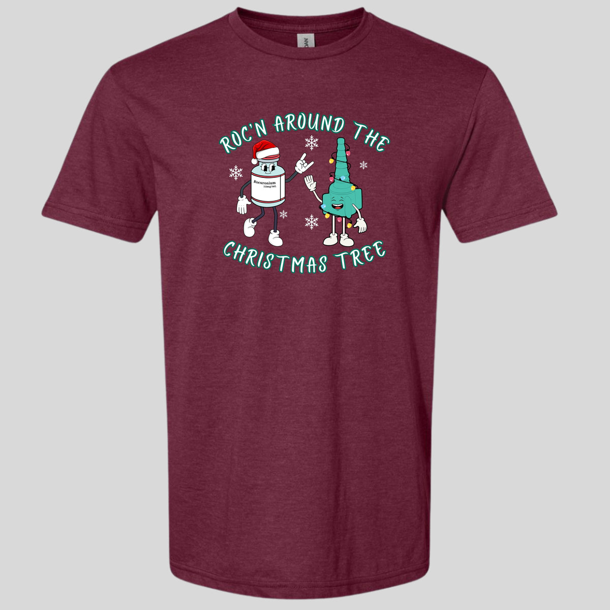 UAH Emerg - Roc'n Around the Christmas Tree T-shirt