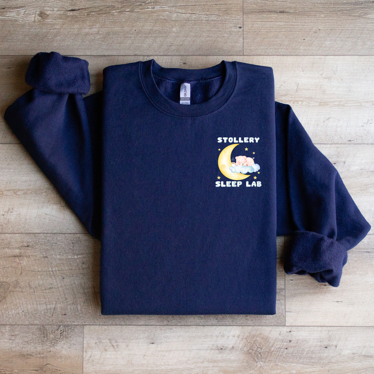 Stollery Sleep Lab - Sleepy Pig Design Crewneck Sweater