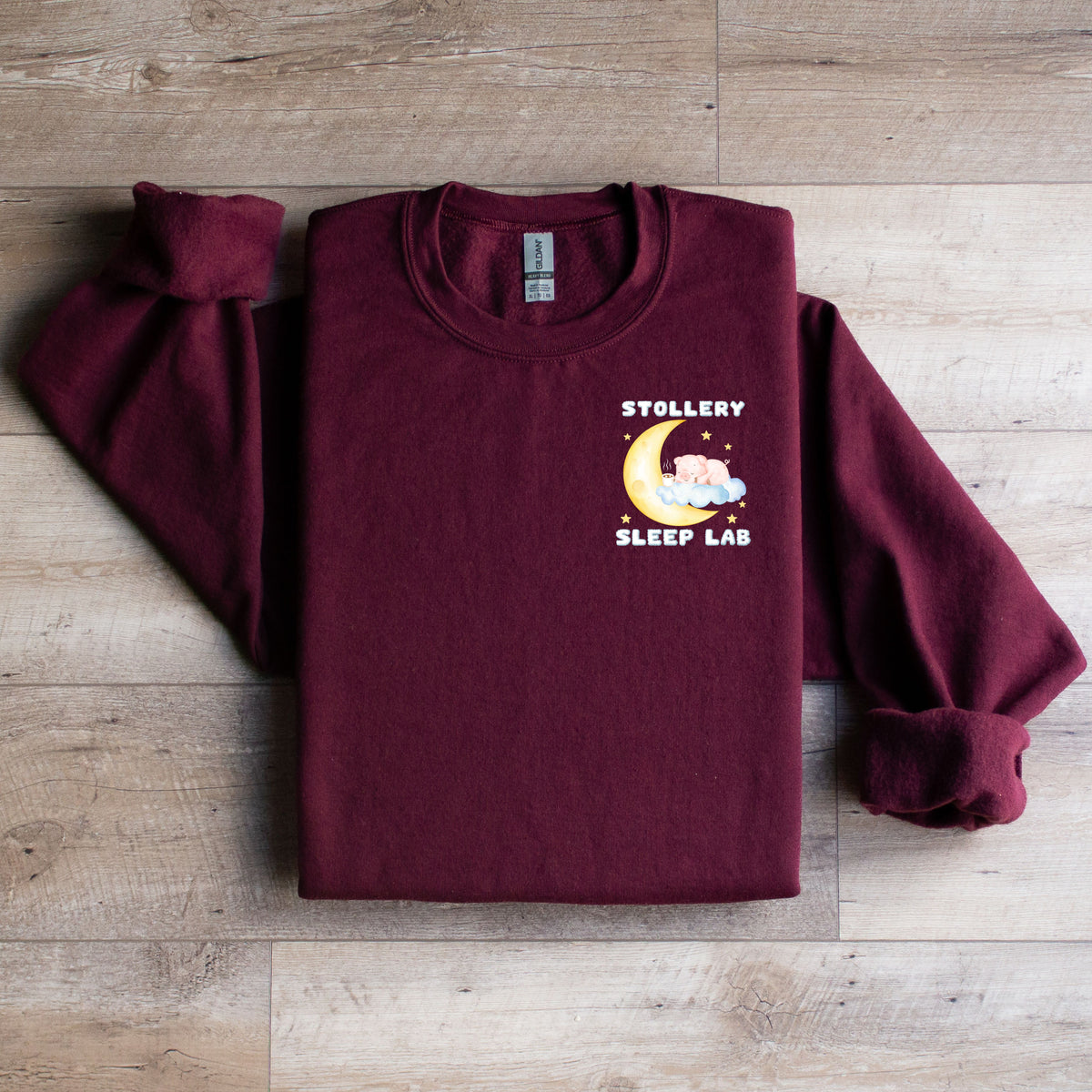 Stollery Sleep Lab - Sleepy Pig Design Crewneck Sweater