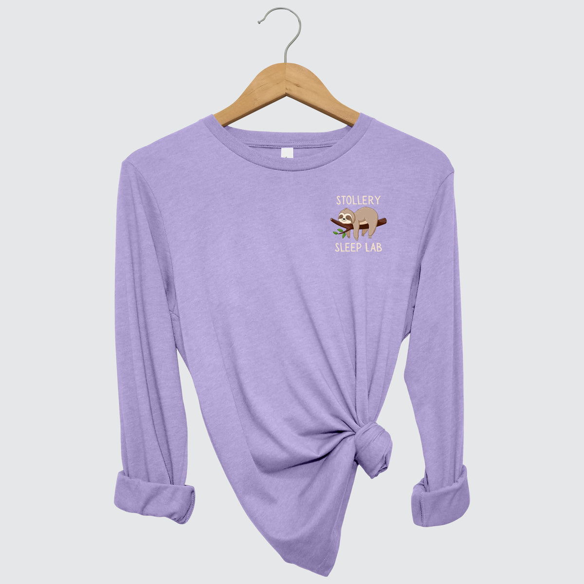 Stollery Sleep Lab - Sleeping Sloth Design Long Sleeve Shirt
