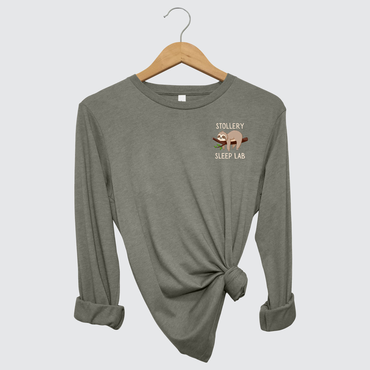 Stollery Sleep Lab - Sleeping Sloth Design Long Sleeve Shirt