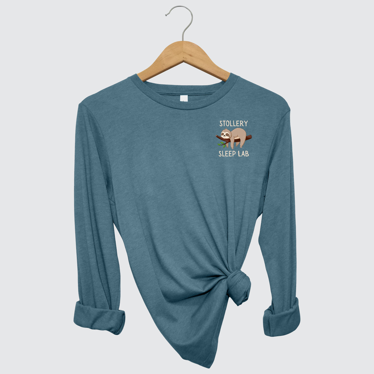 Stollery Sleep Lab - Sleeping Sloth Design Long Sleeve Shirt