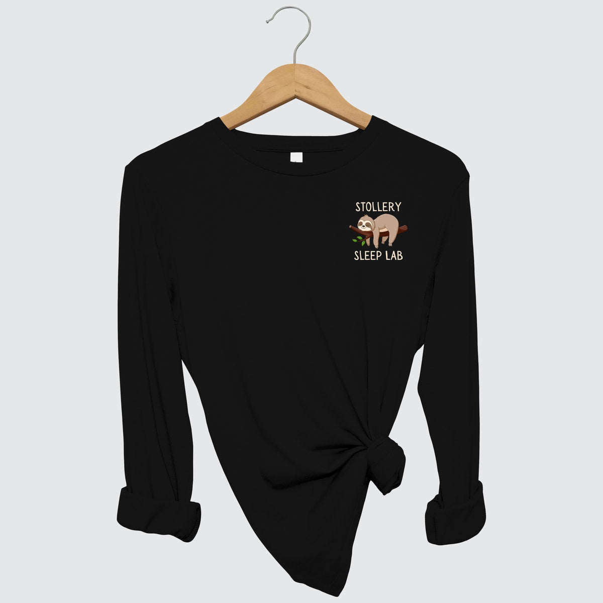Stollery Sleep Lab - Sleeping Sloth Design Long Sleeve Shirt