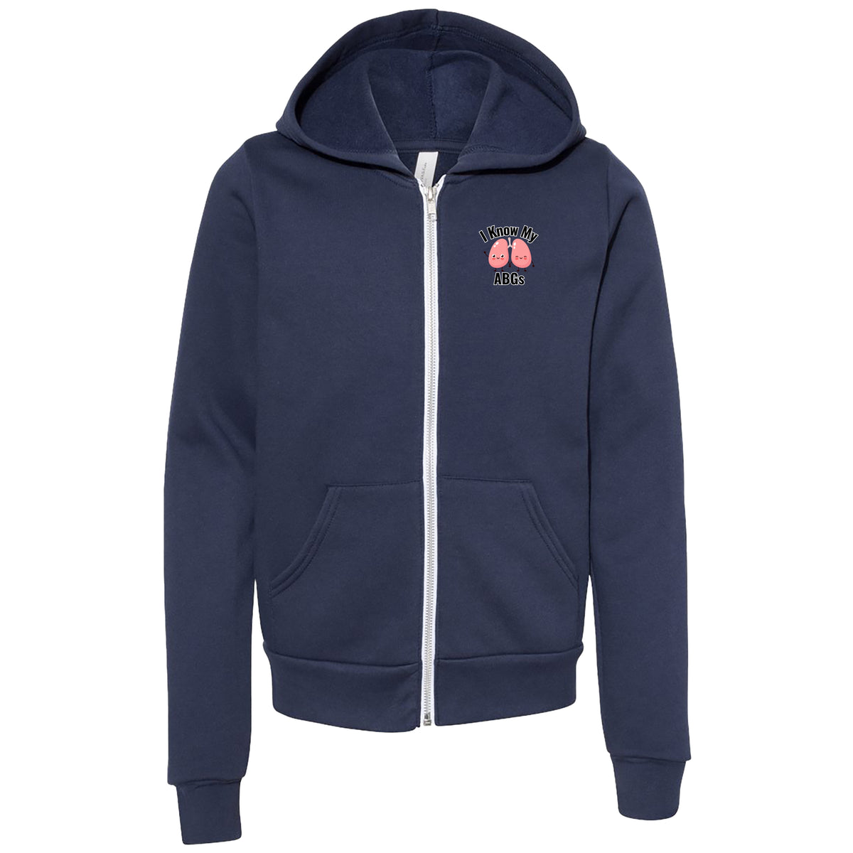 UAH Emerg: I Know My ABGs Full Zip hoodie