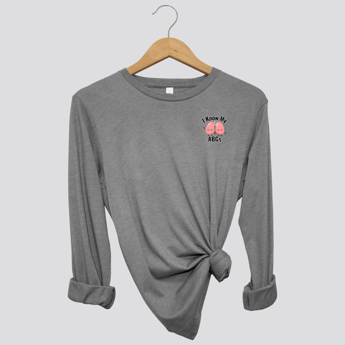 UAH Emerg: I Know my ABGs Long Sleeve Shirt
