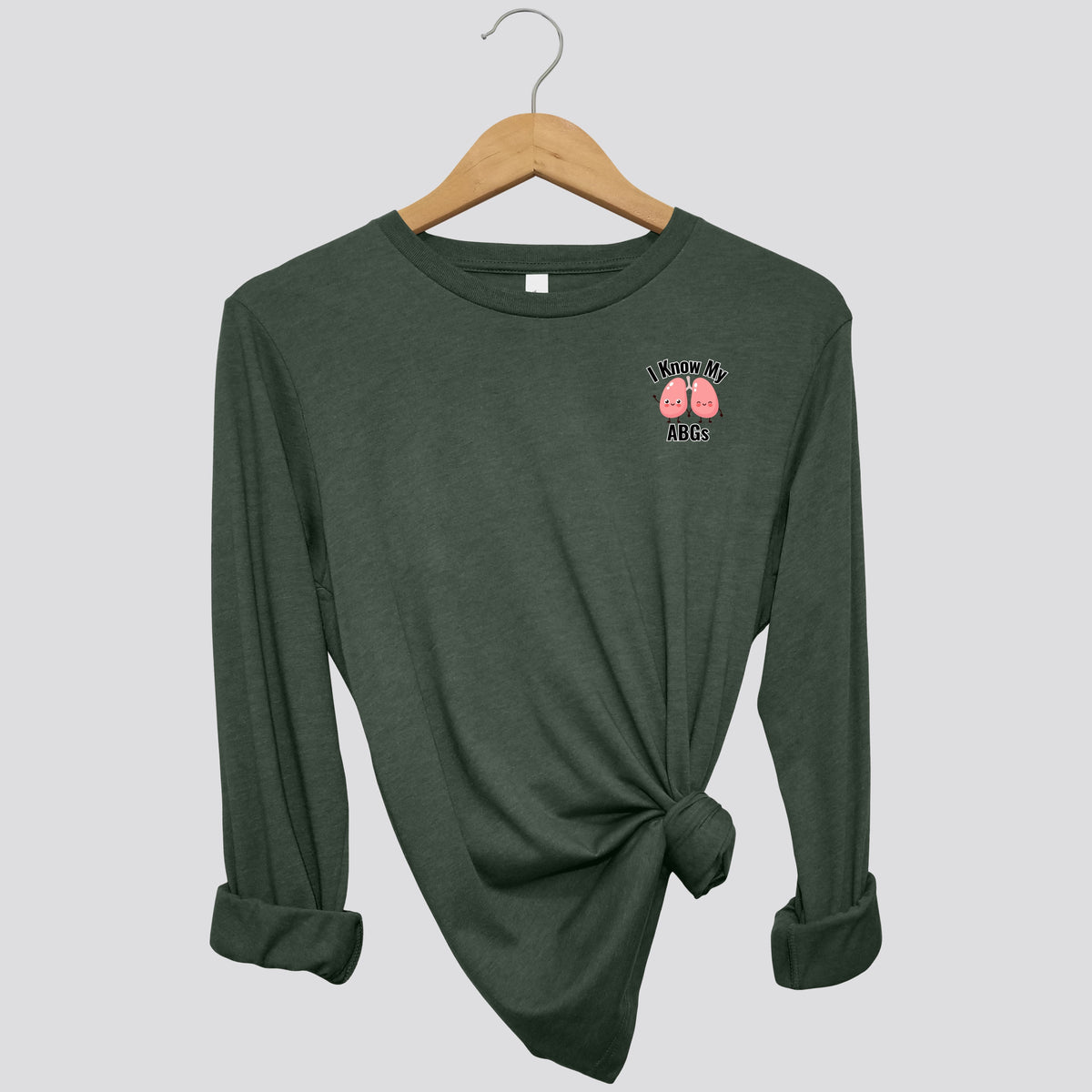 UAH Emerg: I Know my ABGs Long Sleeve Shirt