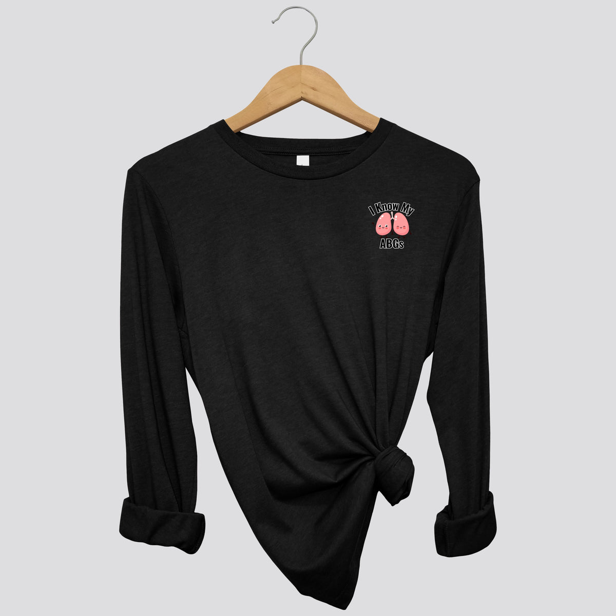 UAH Emerg: I Know my ABGs Long Sleeve Shirt