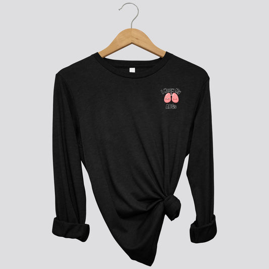 UAH Emerg: I Know my ABGs Long Sleeve Shirt