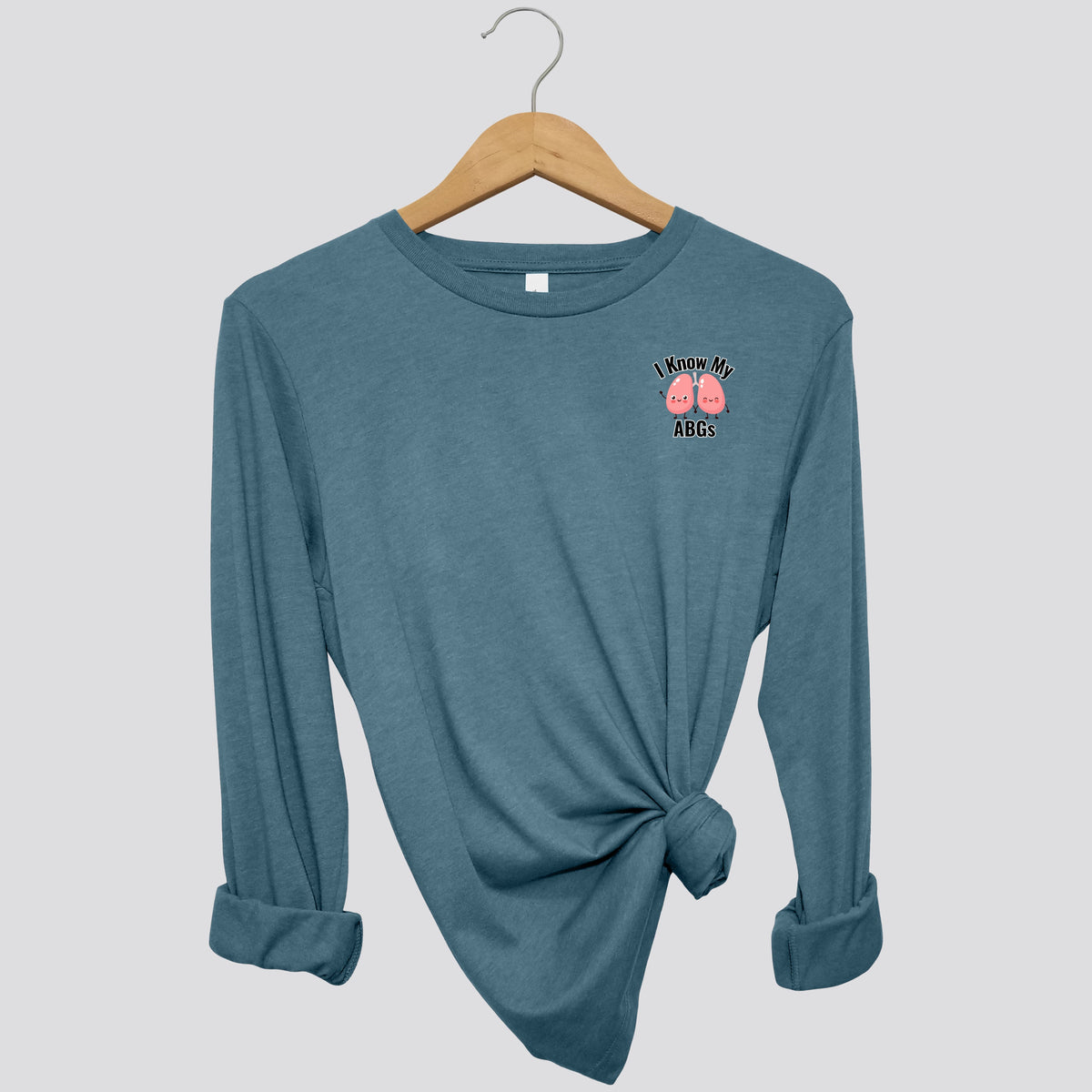 UAH Emerg: I Know my ABGs Long Sleeve Shirt