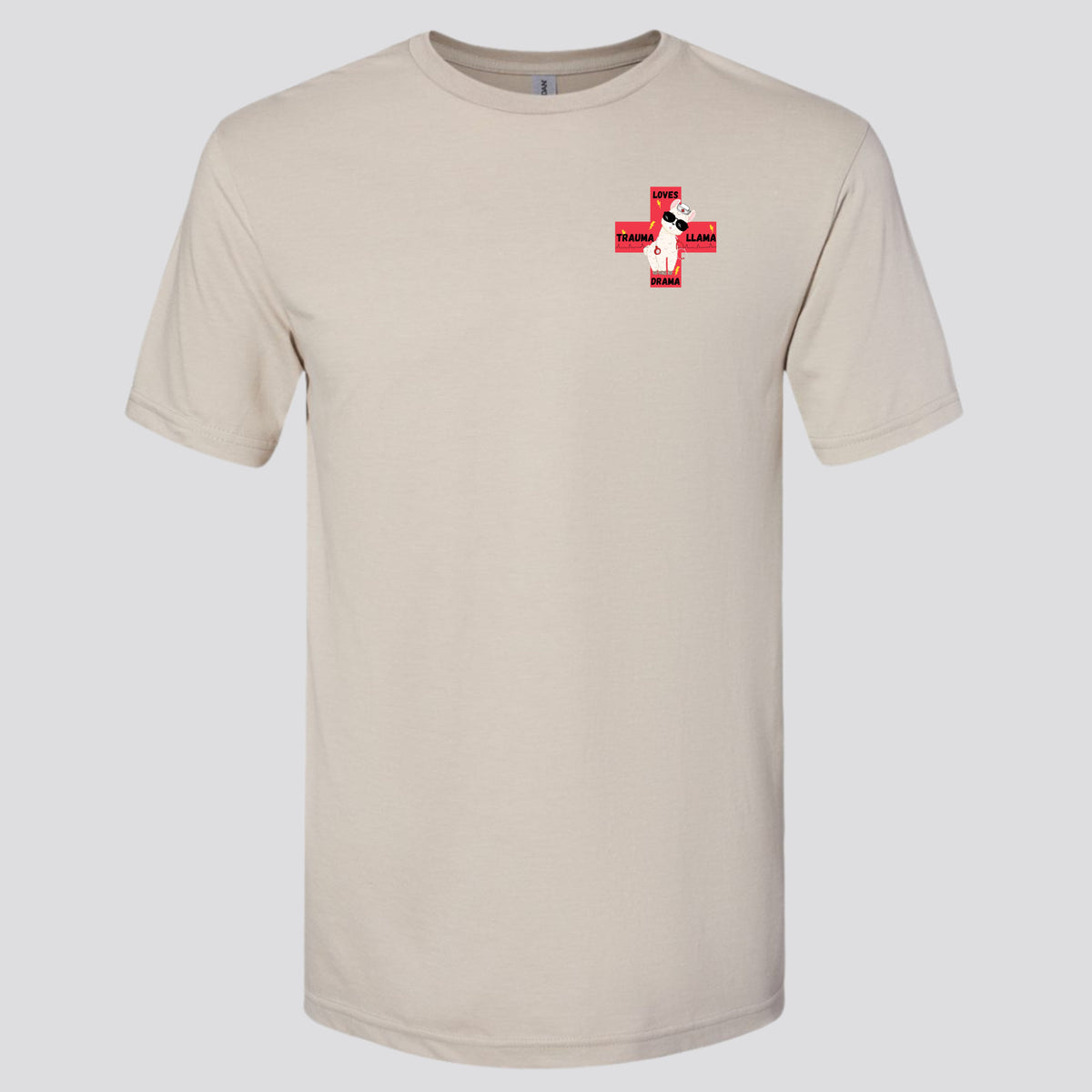 UAH Emerg: Trauma Llama Loves Drama T-shirt