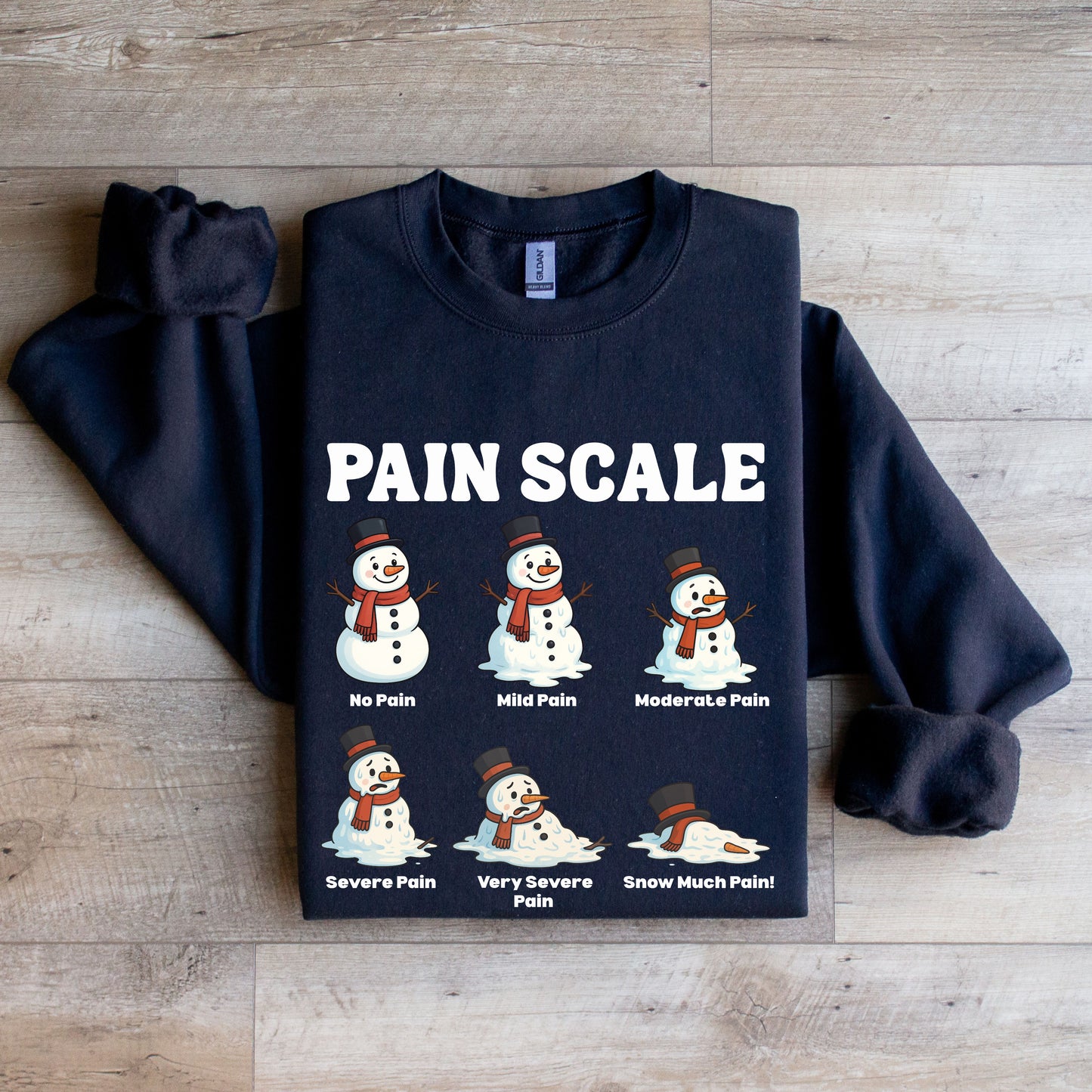 Snow Much Pain Crewneck Sweater