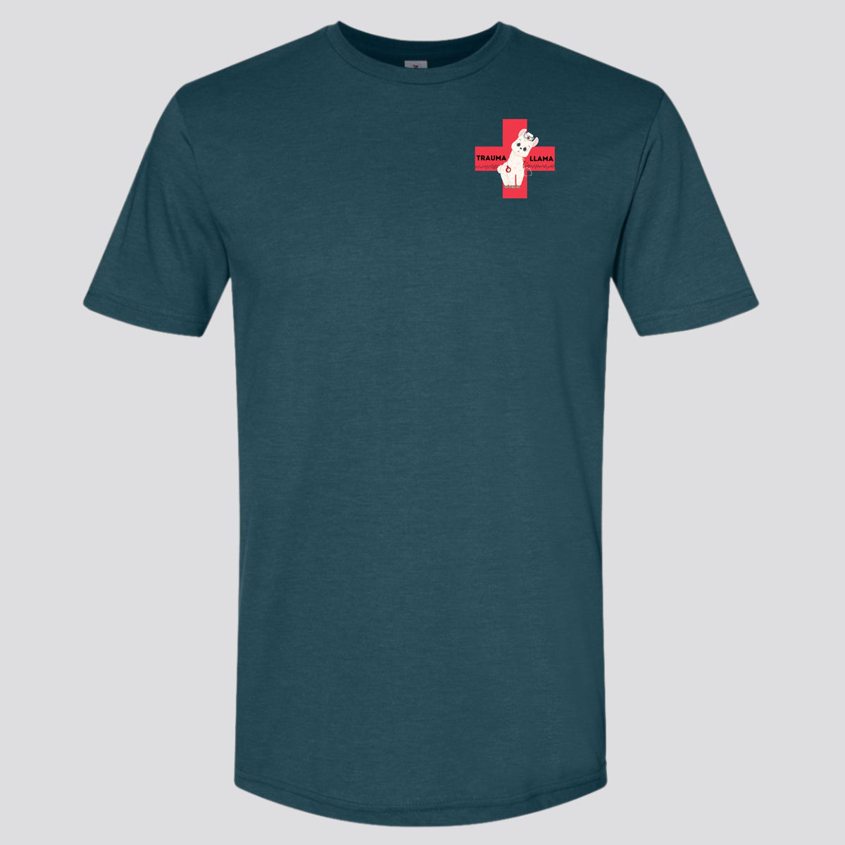 UAH Emerg: V-fib Trauma Llama T-shirt