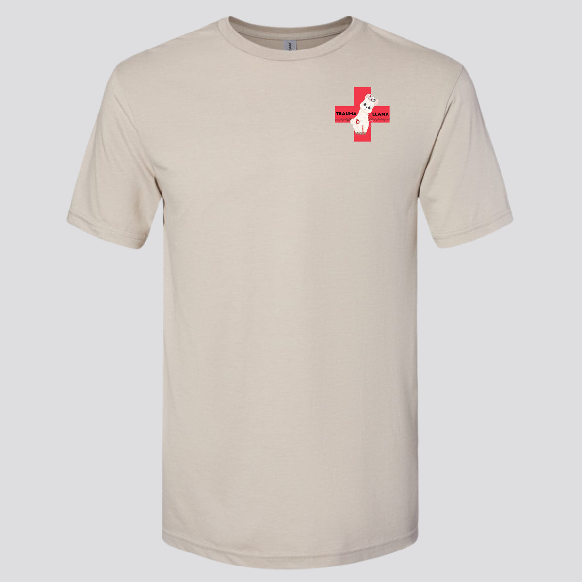 UAH Emerg: V-fib Trauma Llama T-shirt
