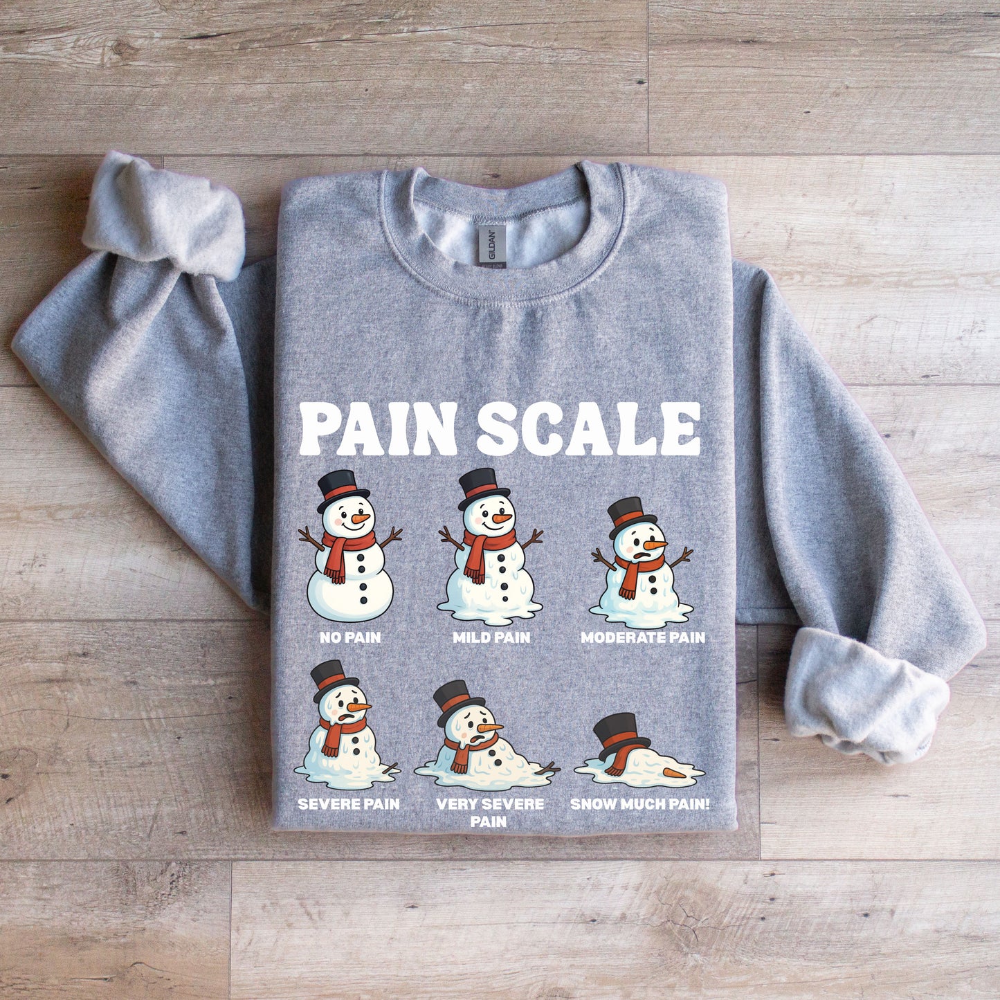 Snow Much Pain Crewneck Sweater