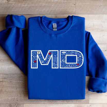 MD Doodle Design Crewneck sweater