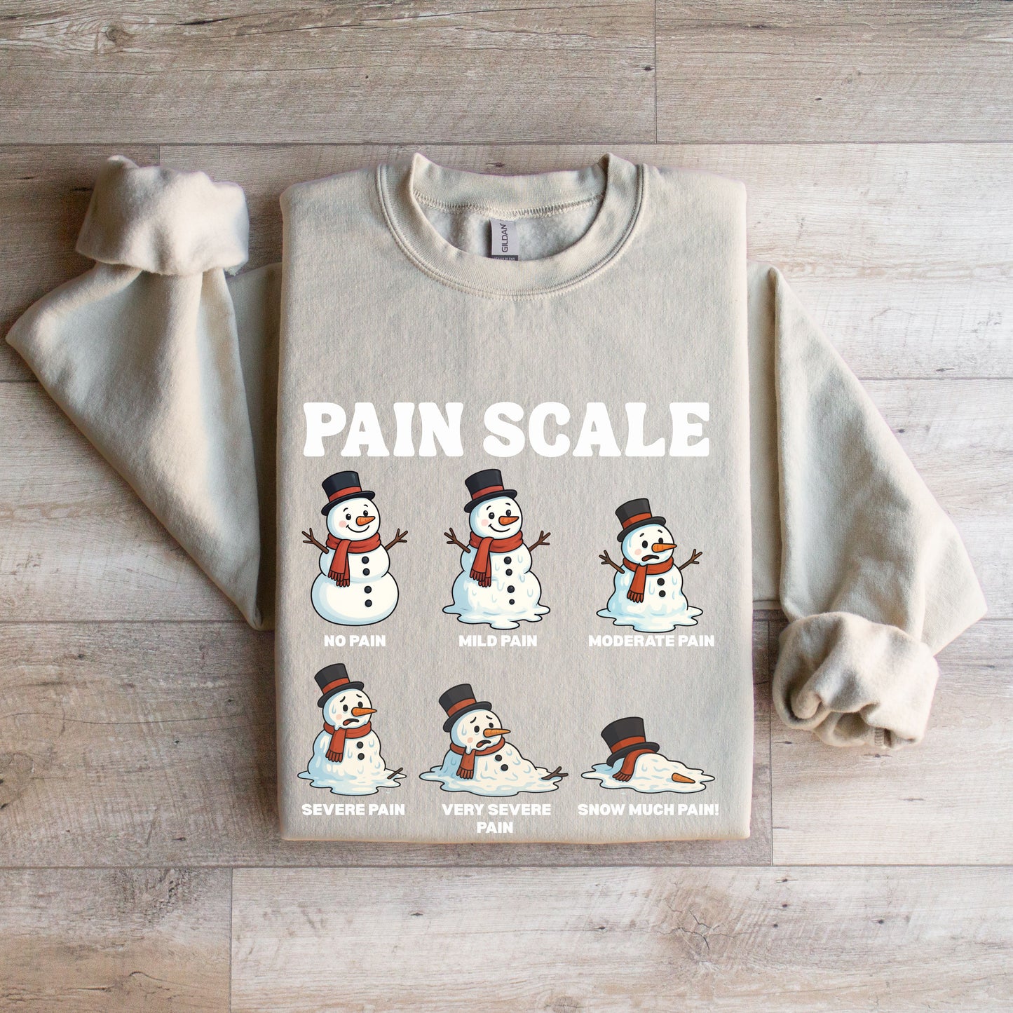 Snow Much Pain Crewneck Sweater