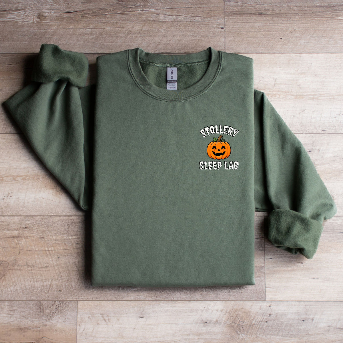 Stollery Sleep Lab: Pumpkin Crewneck Sweater