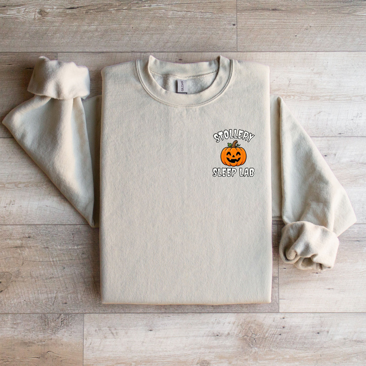 Stollery Sleep Lab: Pumpkin Crewneck Sweater