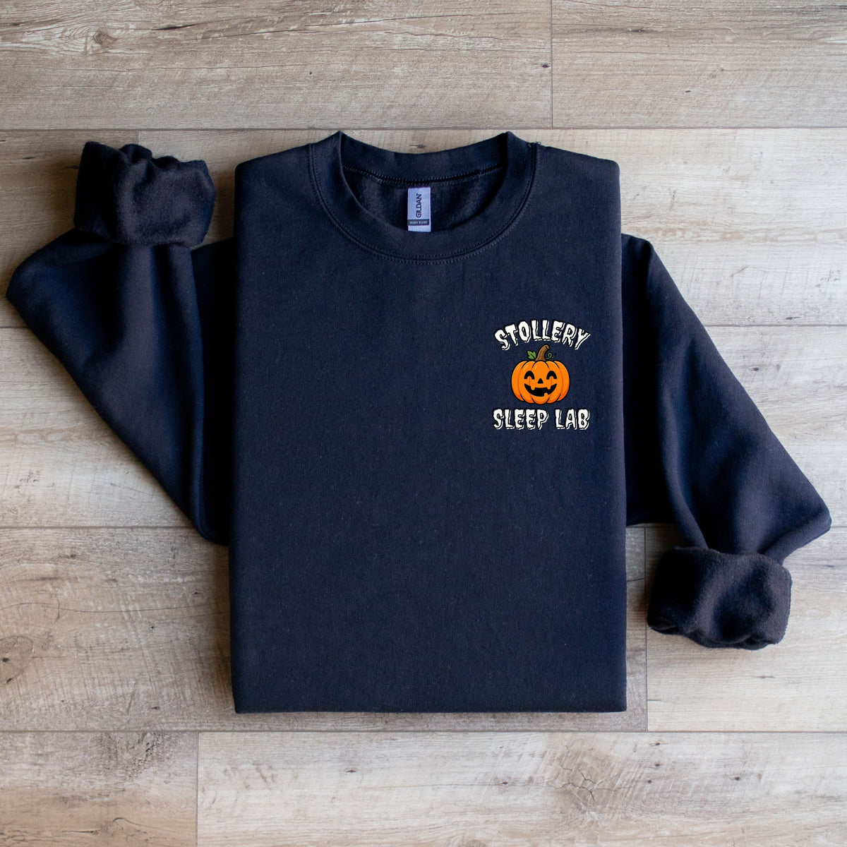 Stollery Sleep Lab: Pumpkin Crewneck Sweater
