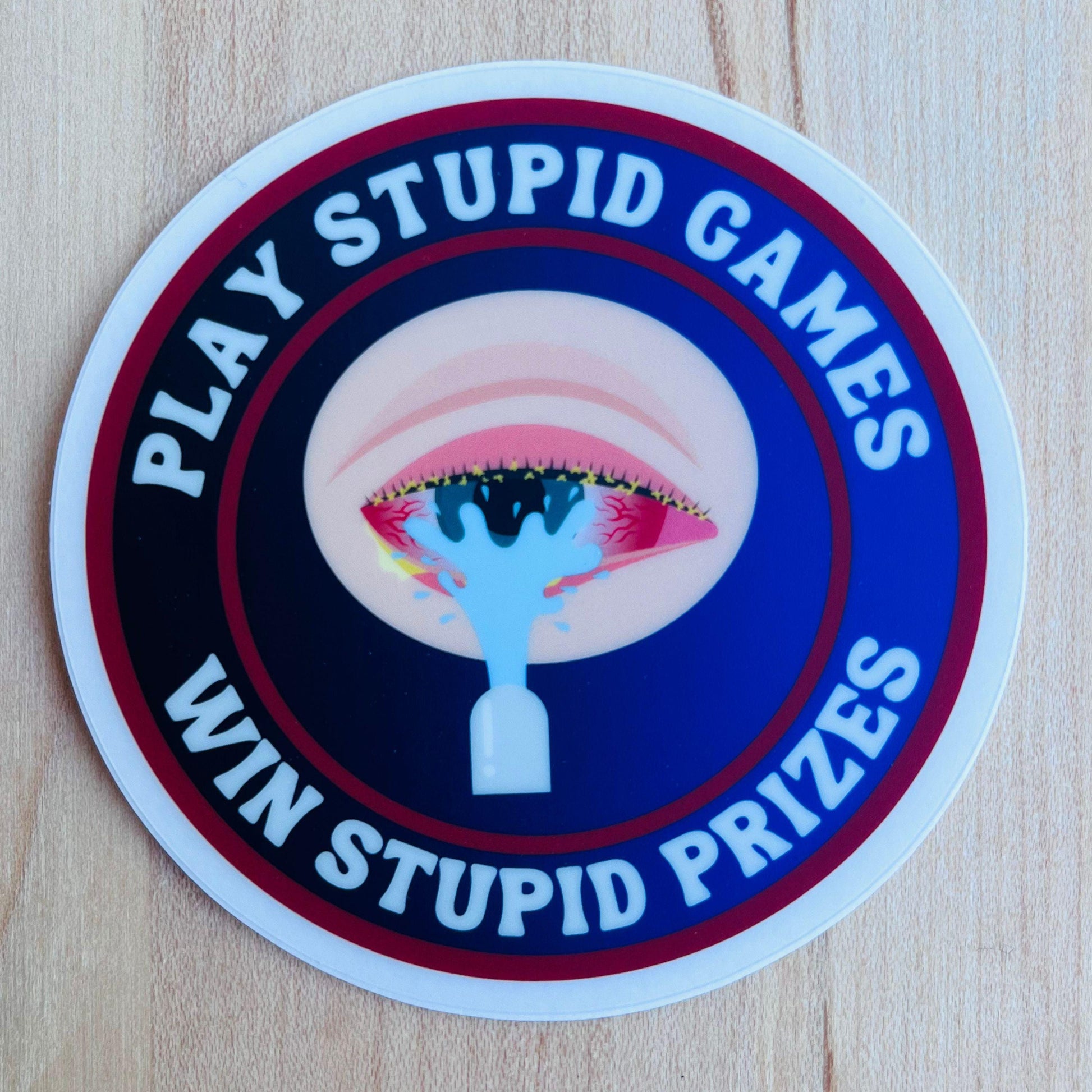 Police Humor Sticker Security Humor Sticker Meme Sticker Quote Sticker Play Stupid Games Win Stupid Prizes Sticker Laptop Accessories Water Bottle Accessories Tactical Gift Military Gift Self Defense Gift