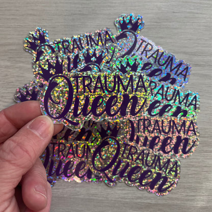 Trauma Queen sticker