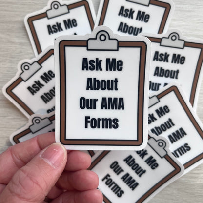 AMA Forms sticker