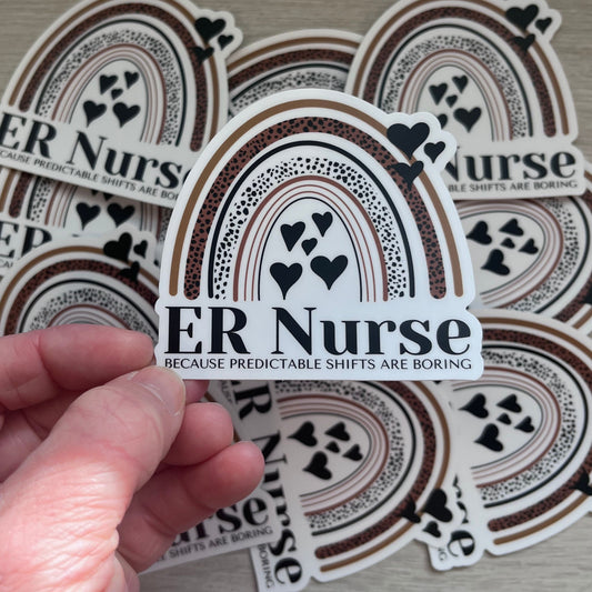 Emergency Nurse Sticker